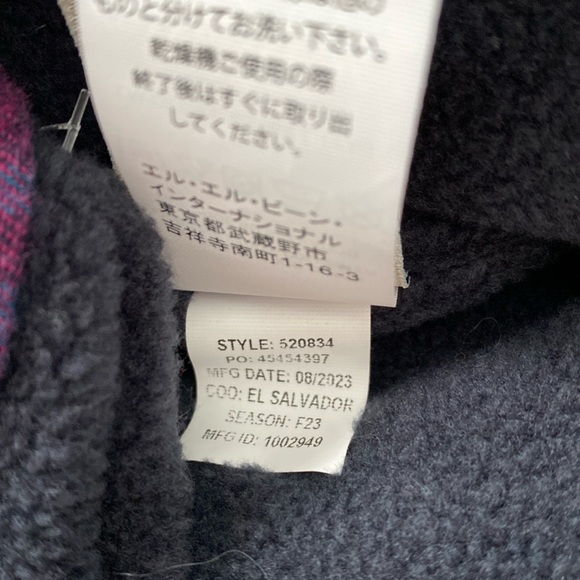 L.L. Bean Fleece Lined Plaid Flannel Pajama Pants - Size Large Regular - Picture 6 of 9